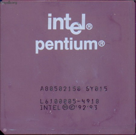 Intel Pentium A80502150 SY015