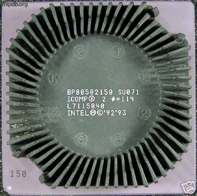 Intel Pentium BP80502150 SU071 ICOMP2