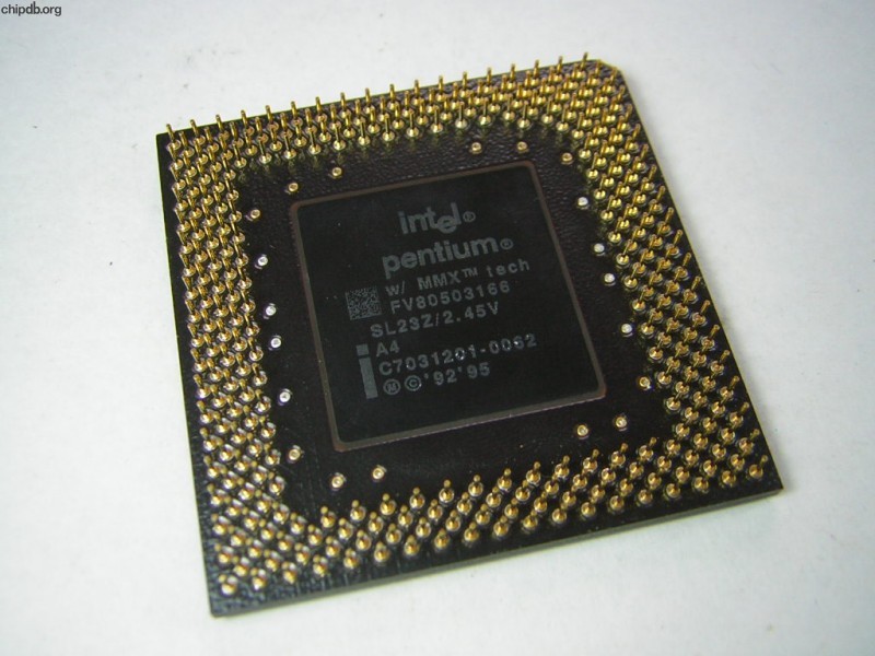 Intel Pentium FV80503166 SL23Z