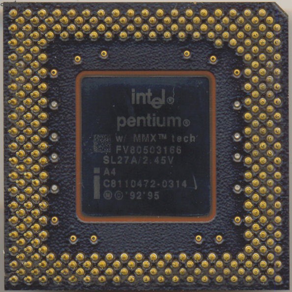 Intel Pentium FV80503166 SL27A
