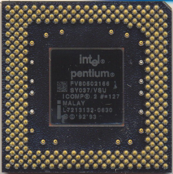 Intel Pentium FV80502166 SY037 ICOMP2 MALAY