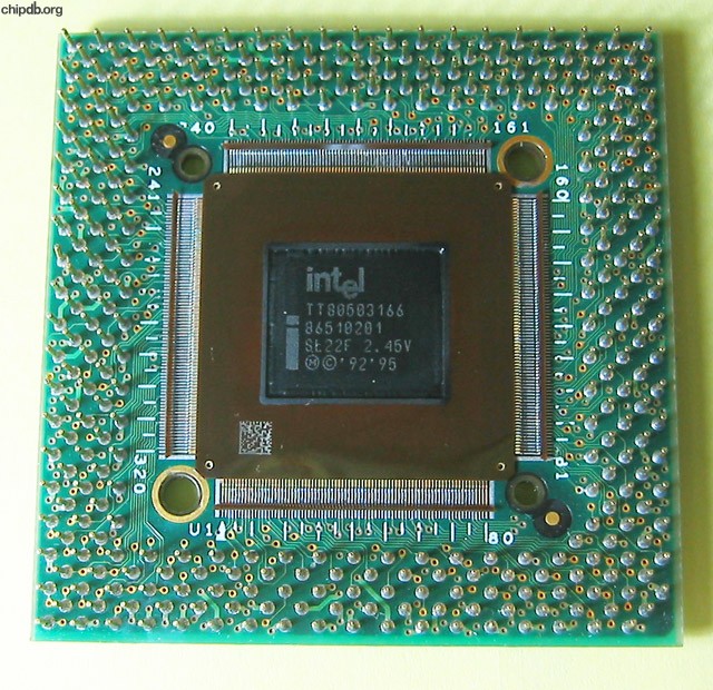 Intel Pentium TT80503166 SL22F