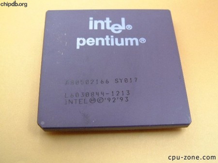 Intel Pentium A80502166 SY017