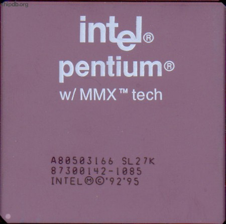 Intel Pentium A80503166 SL27K