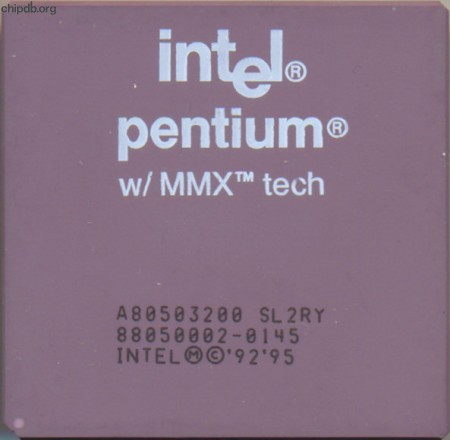 Intel Pentium A80503200 SL2RY