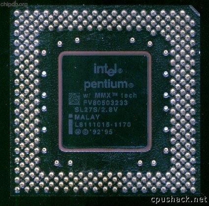 Intel Pentium FV80503233 SL27S MALAY diff font