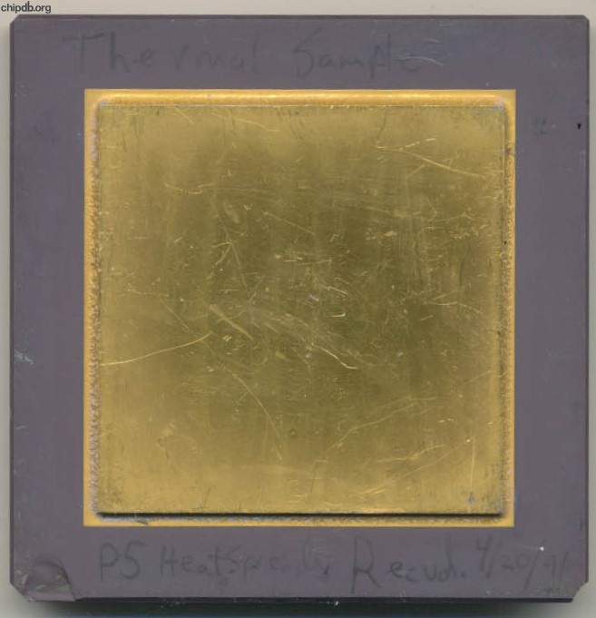 Intel Pentium P5 Thermal Sample