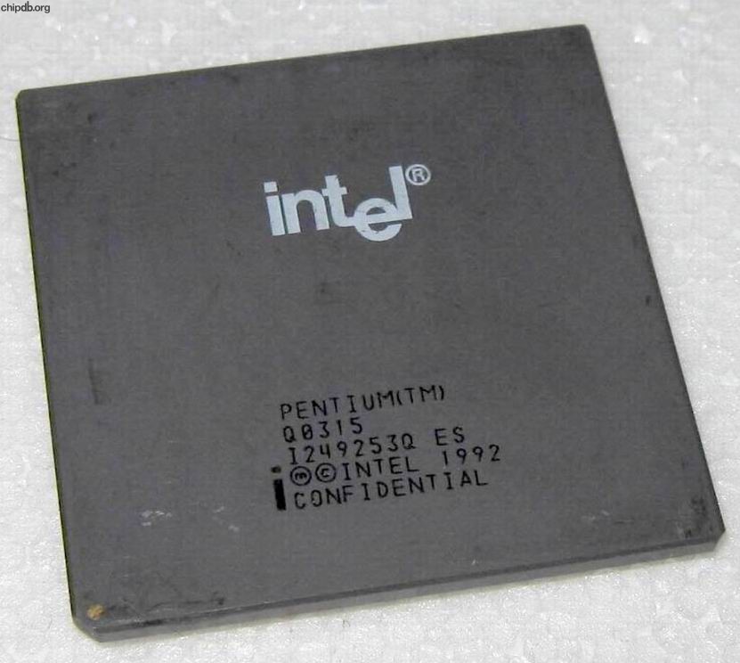 Intel Pentium (TM) Q0315