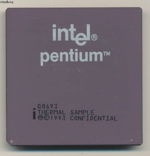 Intel Pentium Thermal Sample Q0693