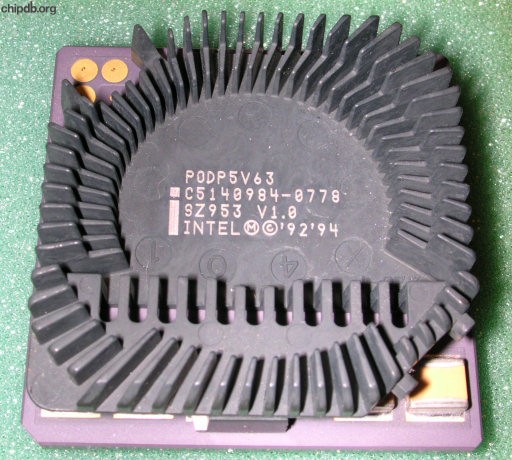 Intel PODP5V63 SZ953 V1.0