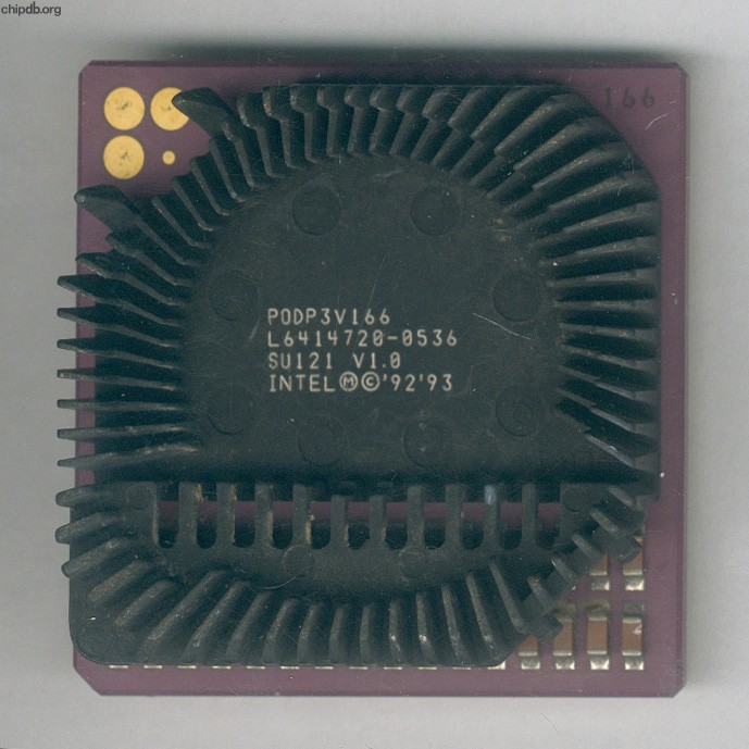 Intel Pentium Overdrive PODP3V166 SU121