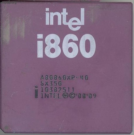 Intel i860 A80860XR-40 SX350