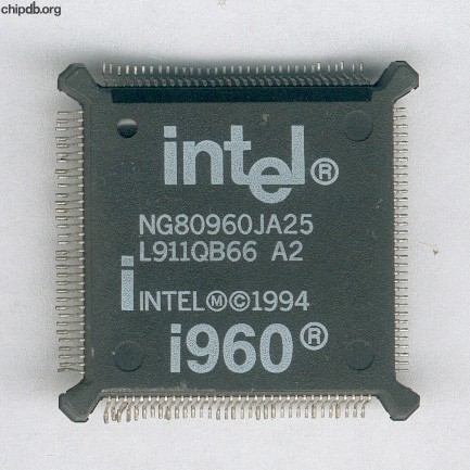 Intel i960 NG80960JA25 white print