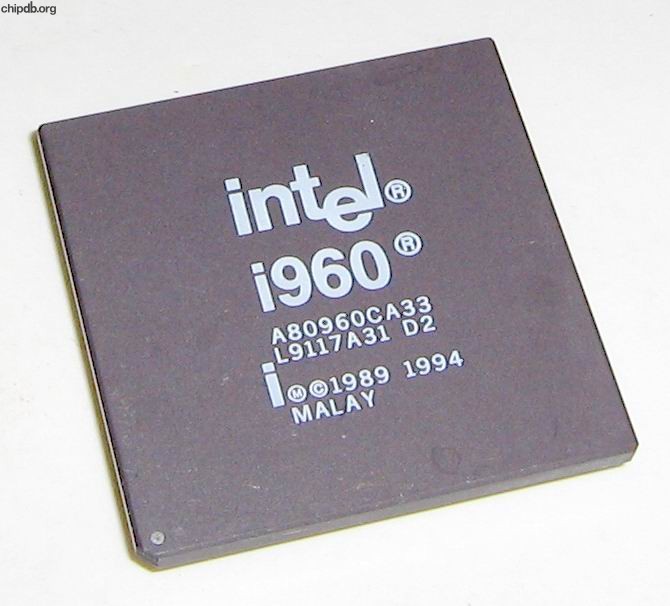 Intel i960 A80960CA33 white print