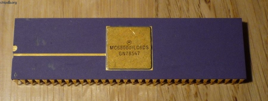 MC68000ILC8DS cap print