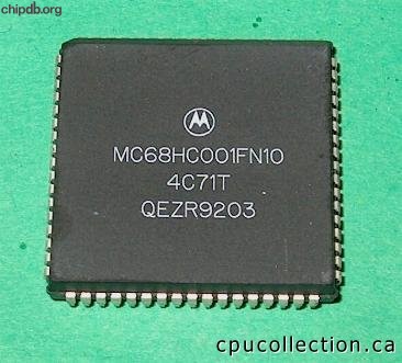 Motorola MC68HC001FN10