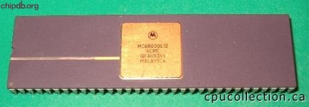 Motorola MC68000L12 four rows