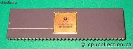 Motorola MC68010L10 two rows