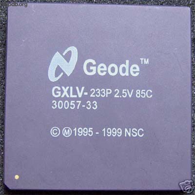 Geode GXLV 233P 2.5V 85C