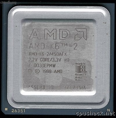 AMD AMD-K6-2/450AFX gold 26351