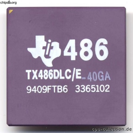 Texas Instruments TX486DLC/E-40GA diff print