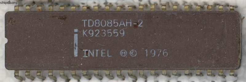 Intel TD8085AH-2 INTEL 1976 diff print