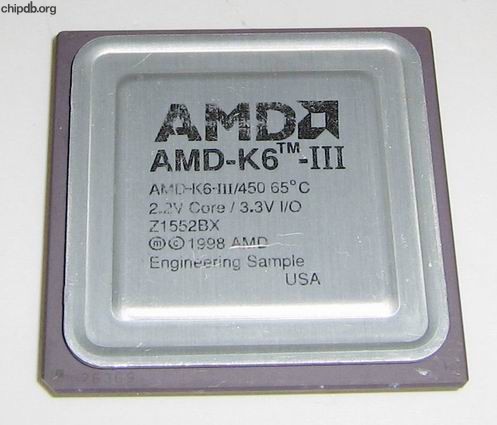 AMD AMD-K6-III/450 65C ES