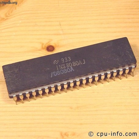 National Semiconductor INS8080AJ D8080A diff print 2