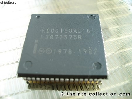 Intel N80C188XL10 1978 1982