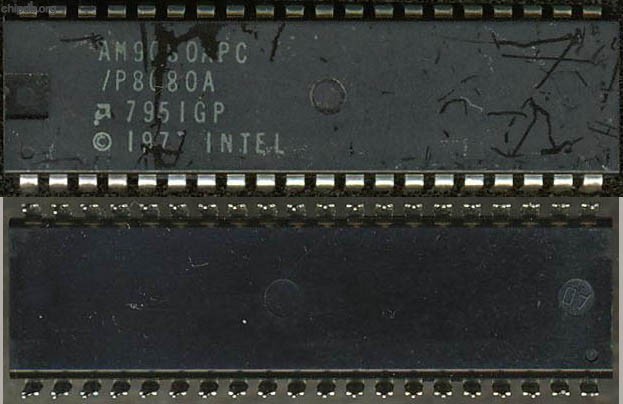 AMD AM9080APC / P8080A  diff print