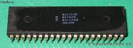 Mostek MK3880N-4 diff print