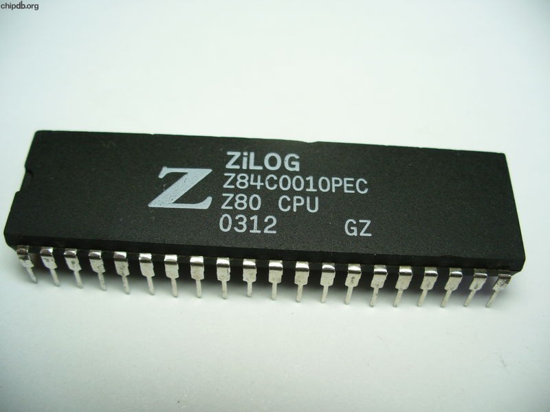 Zilog Z84C0010PEC new logo