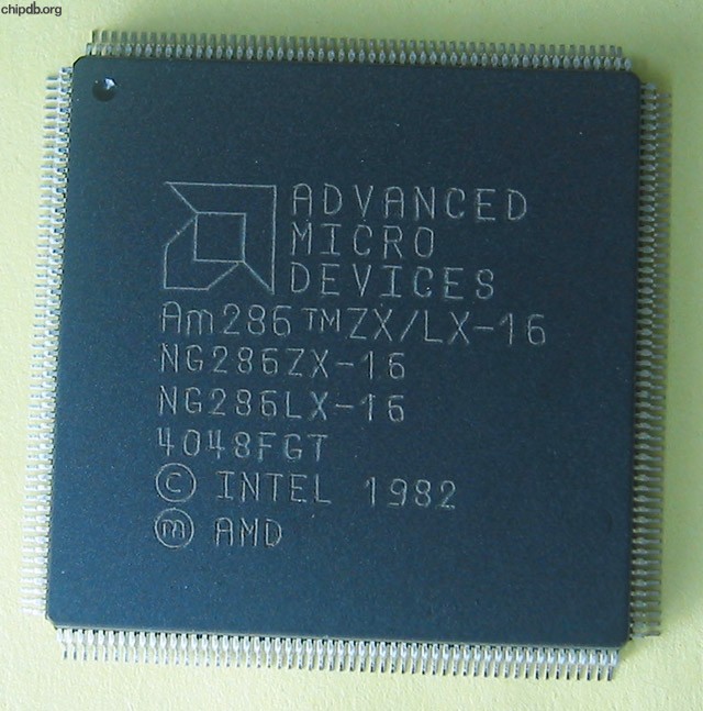 AMD Am286 ZX/LX-16 engraved