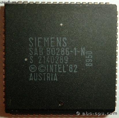 Siemens SAB 80286-1-N AUSTRIA diff print layout