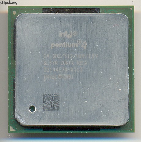 Intel Pentium 4 2AGHZ/512/400/1.5V SL5YR COSTA RICA