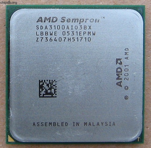 AMD Sempron 64 3100+ SDA3100AIO3BX LBBWE