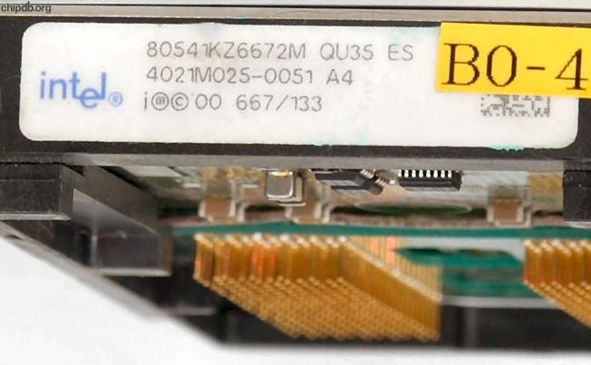 Intel Itanium 80541KZ6672M QU35 ES