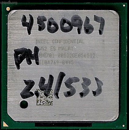 Intel Pentium 4 80532GE056512 QWS2 ES
