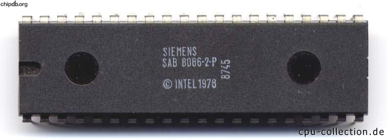 Siemens SAB 8086-2-P INTEL 1978