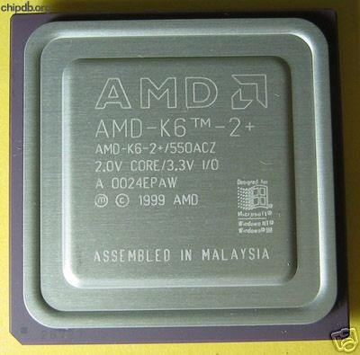 AMD AMD-K6-2+/550ACZ