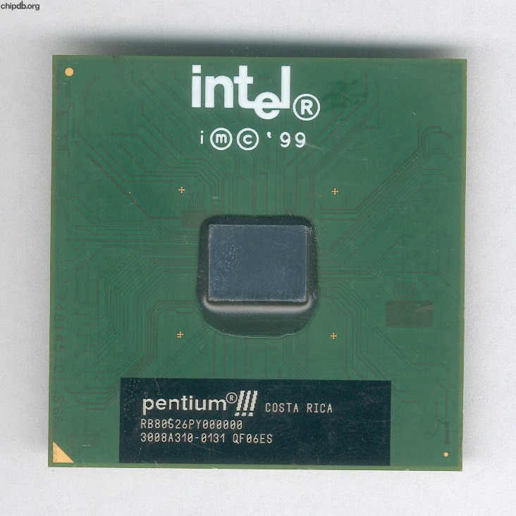 Intel Pentium III RB80526PY000000 QF06ES