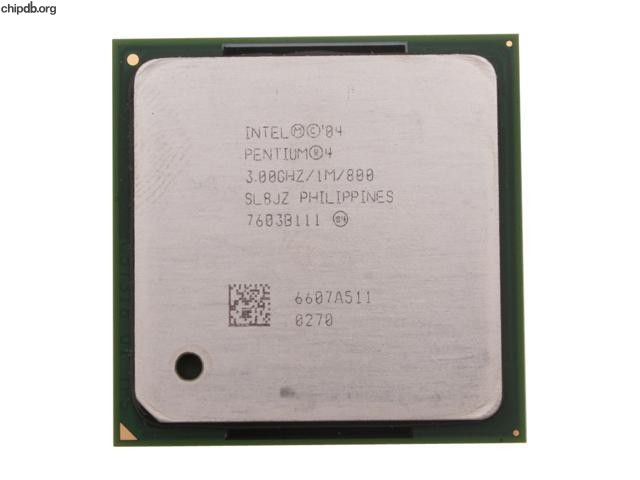 Intel Pentium 4 3.00GHZ/1M/800 SL8JZ