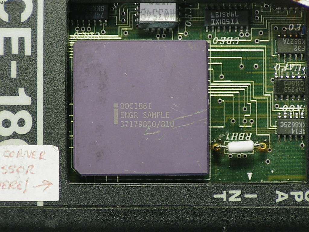 Intel 80C186I ENGR SAMPLE