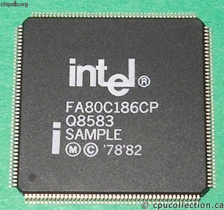 Intel FA80C186CP Q8583 ES