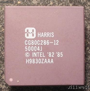 Harris CG80C286-12 four rows