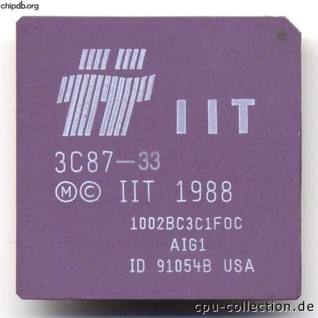 IIT 3C87-33 diff print