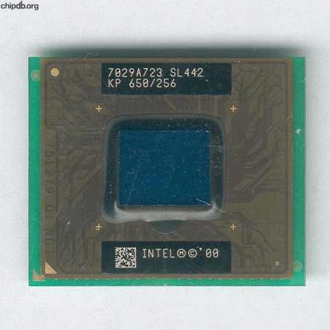 Intel Pentium III Mobile KP 650/256 SL442