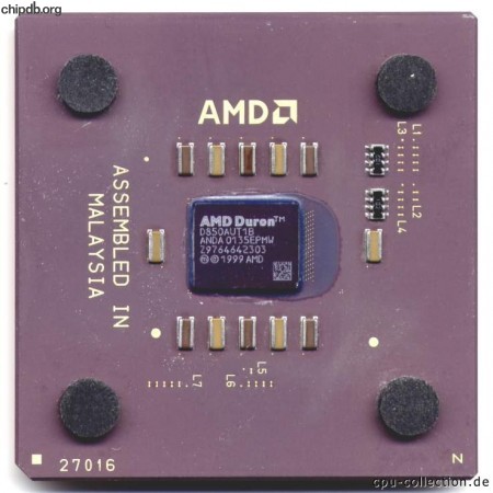 AMD Duron D850AUT1B ANDA