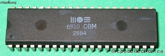 MOS 6510CBM diff print