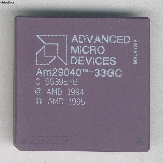 AMD Am29040-33GC rev C